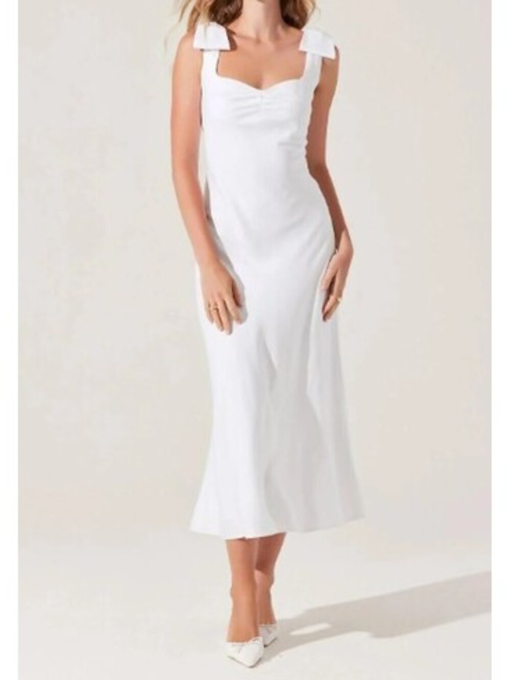 ASTR the Label Kateleya Dress in White